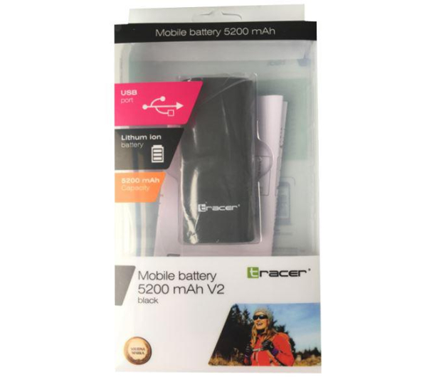 Tracer POWERBANK TRACER 5.200 mAh V2 TRABAT45044 Czarny - 1434801 - zdjęcie 3